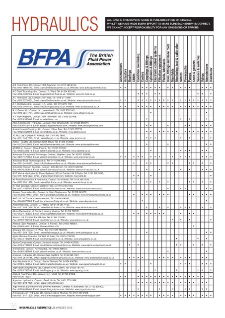 Ifpex Hydraulics Amp Pneumatics Magazine