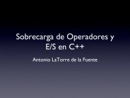 Sobrecarga de Operadores y E/S en C++