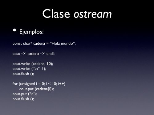 Sobrecarga de Operadores y E/S en C++