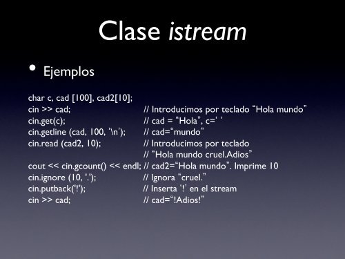 Sobrecarga de Operadores y E/S en C++