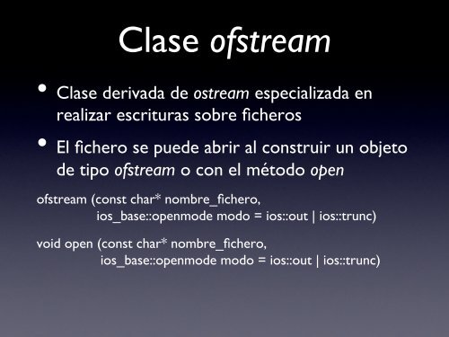 Sobrecarga de Operadores y E/S en C++