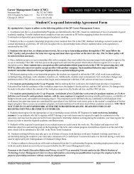 Student Co-op and Internship Agreement Form - Career ...