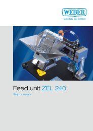 Feed unit ZEL 240 - Weber Schraubautomaten