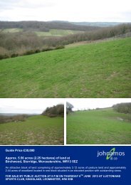 of land at Birchwood, Storridge, Worcestershire ... - John Amos & Co