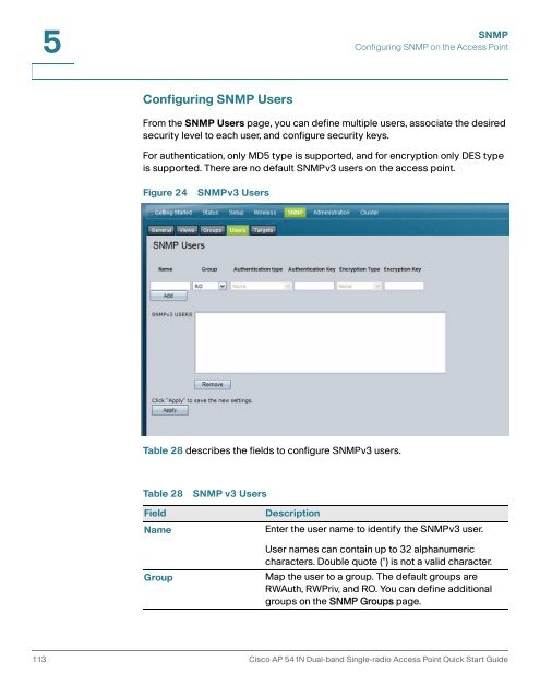 Cisco AP541N Dual-band Single-radio Access Point Administration ...