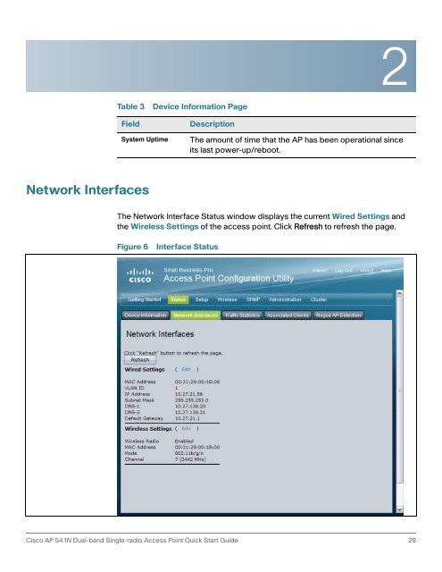 Cisco AP541N Dual-band Single-radio Access Point Administration ...