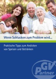 Wenn Schlucken zum Problem wird. Praktische ... - CHEFS CULINAR