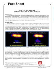 Effect of Soil Moisture on GPR Detection of landmines