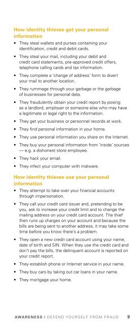 Fraud Awareness Booklet - Servus Credit Union
