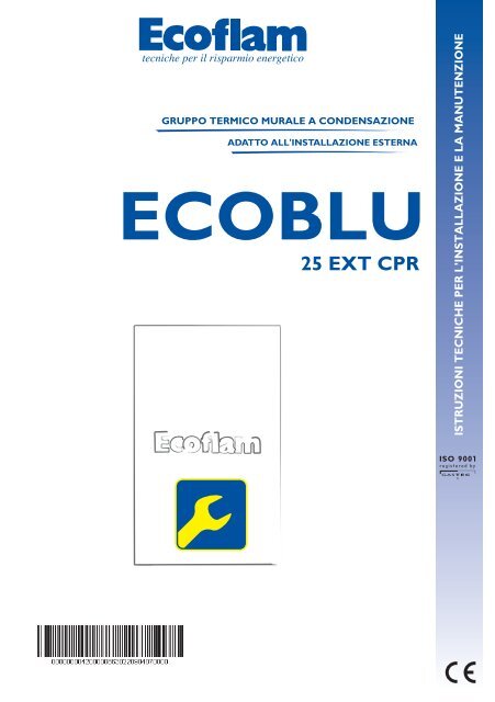 Manuale installatore ECOBLU EXT - Elco Ecoflam
