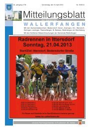 KW 16/2013 - Gemeinde Wallerfangen