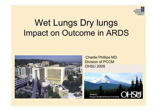 Wet Lungs Dry lungs - PULSION Medical Systems SE