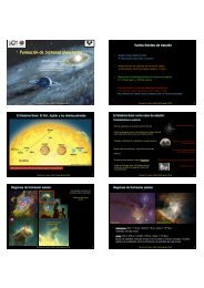 Formación de Sistemas planetarios - Laeff.cab.inta-csic.es