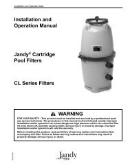 Jandy CL series cartridge filter - Inyo Swimming Pool Products