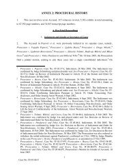 Annex II Procedural History- Popovic et al - IT-05-88-T - ICTY