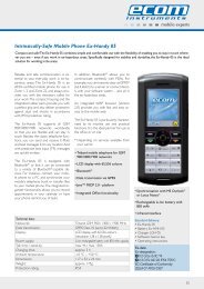 Intrinsically-Safe Mobile Phone Ex-Handy 05 - Atex Proof