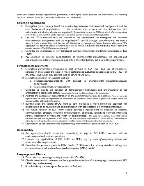 Revision of ISO 14001 IEMA Briefing Note