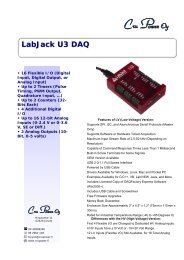 LabJack U3 DAQ - Cru Power Oy