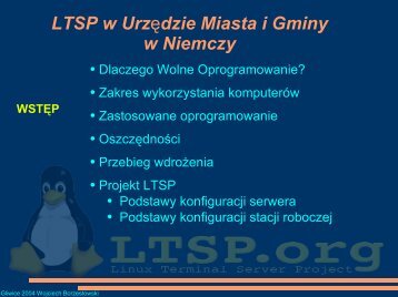 LTSP w Urz dzie Miasta i Gminy Ä w Niemczy