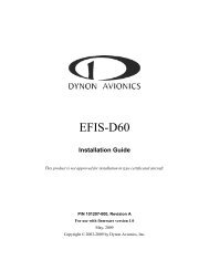 EFIS-D60 Installation Guide - Dynon Avionics