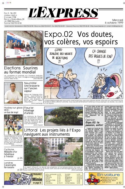 Edition du 6 octobre 1999