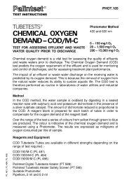 COD - 2000 MC Tubetests (PDF) - Palintest