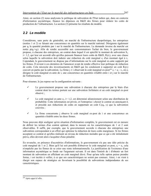 Les modes organisationnels des services publics en milieu rural ...