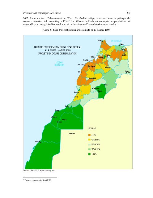 Les modes organisationnels des services publics en milieu rural ...