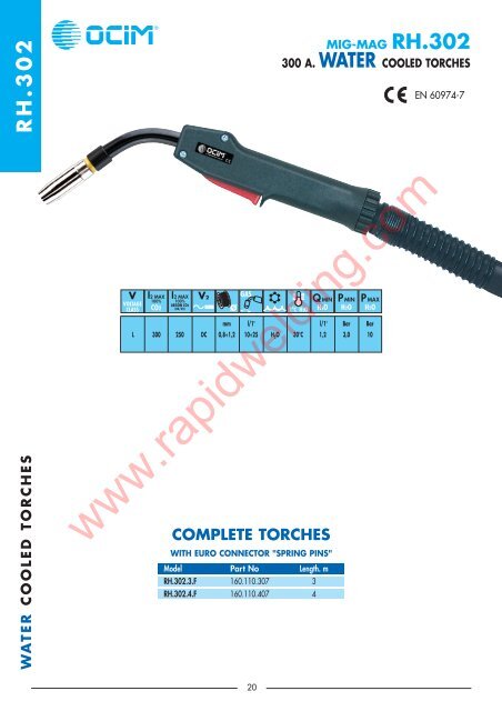 complete torches - Rapid Welding and Industrial Supplies Ltd