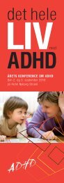 ÃRETS KONFERENCE OM ADHD - ADHD: Foreningen