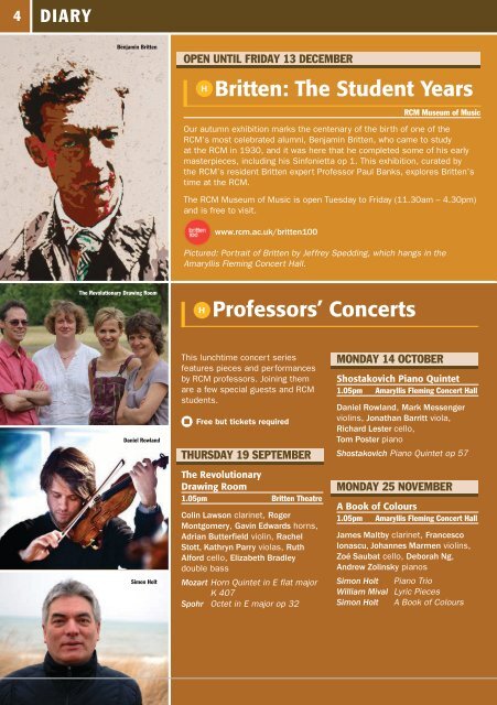 eveNTs - Royal College of Music