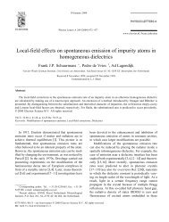 Local-field effects on spontaneous emission of impurity ... - COPS