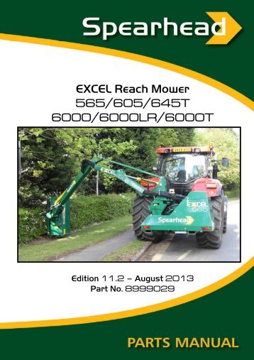 8999029 EXCEL 5 SERIES PARTS MANUAL - Ed. 11.2