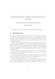 Minimal surfaces of finite total curvature in H × R - IMPA