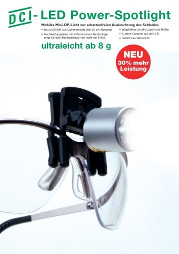 - LED Power-Spotlight - DCI - Dental Consulting GmbH