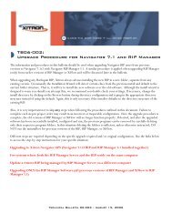 TB06-002: Upgrade Procedure for Navigator 7.1 and RIP ... - Xitron