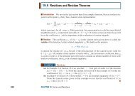 19.5 Residues and Residue Theorem - WebAssign