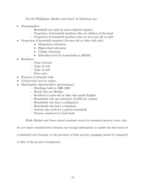 A Simple Poverty Scorecard for the Philippines - About the Philippines