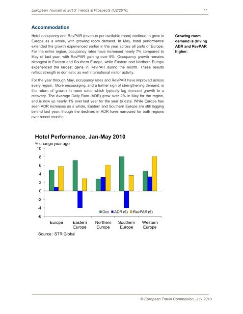 EUROPEAN TOURISM 2010 â Trends & Prospects - VisitBritain