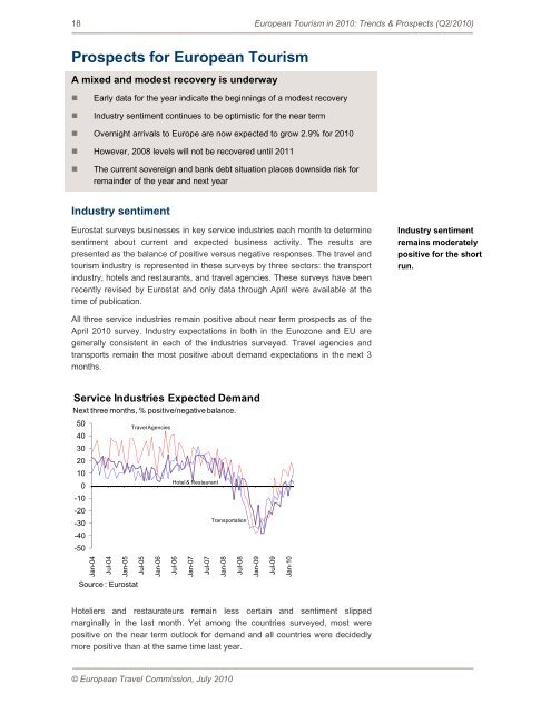 EUROPEAN TOURISM 2010 â Trends & Prospects - VisitBritain