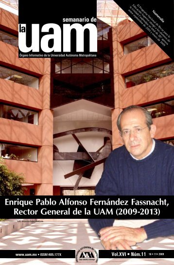 Enrique Pablo Alfonso FernÃ¡ndez Fassnacht, Rector General - UAM ...