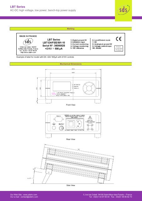 More info on LBT series power supplies