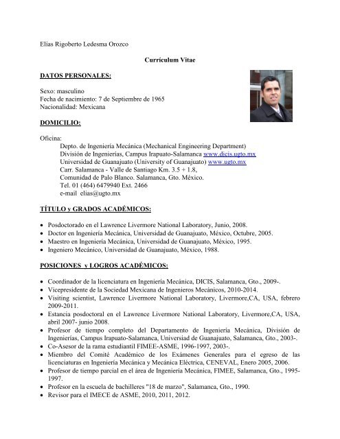 ElÃ­as Rigoberto Ledesma Orozco - DivisiÃ³n de IngenierÃ­as - Campus ...