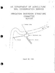 Irrigation Diversion Structure - NRCS Irrigation ToolBox Home Page