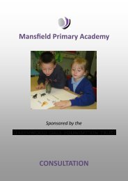 CONSULTATION Mansfield Primary Academy - Greenwood Dale ...