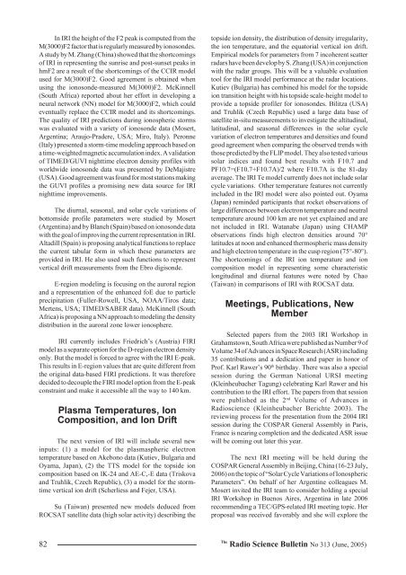 Radio Science Bulletin 313 - June 2005 - URSI