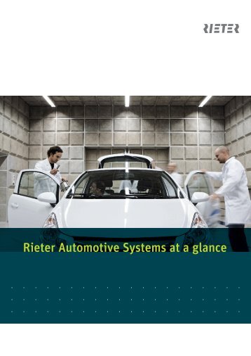 Rieter Automotive Systems at a glance