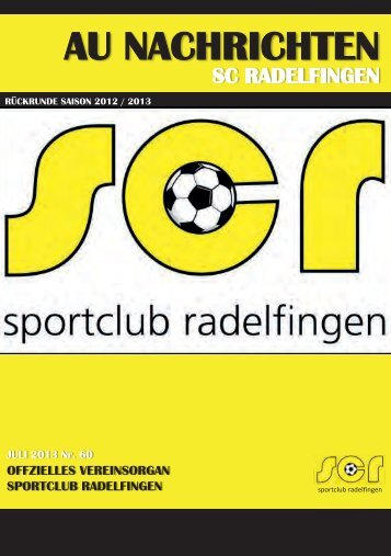 60. AU-Nachrichten 2013 - SC Radelfingen