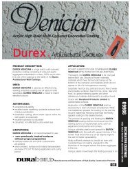 Durex Venecian - Durabond