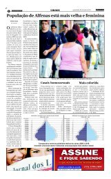 População de Alfenas está mais velha e feminina - Jornal dos Lagos